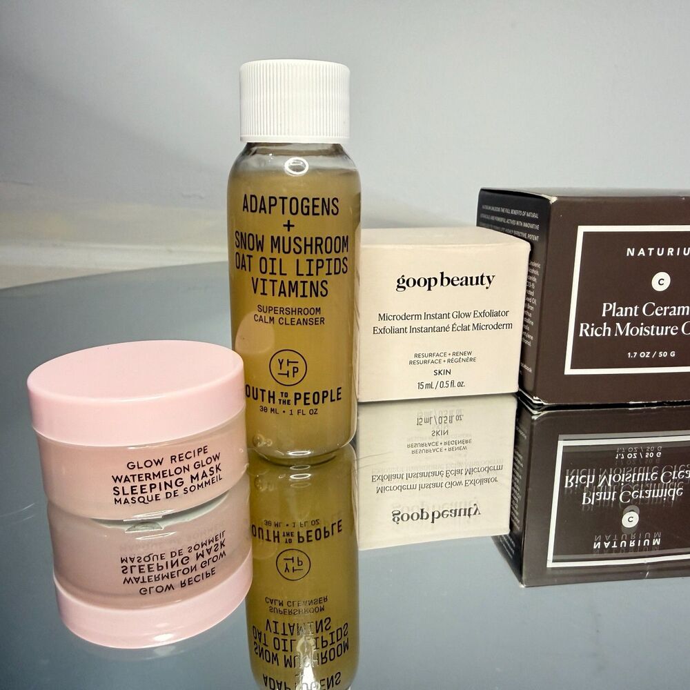 Skincare Bundle YTTP | goop | BYOMA | Glow Recipe | Laneige | Naturium | NEW 7pc - Picture 2 of 6